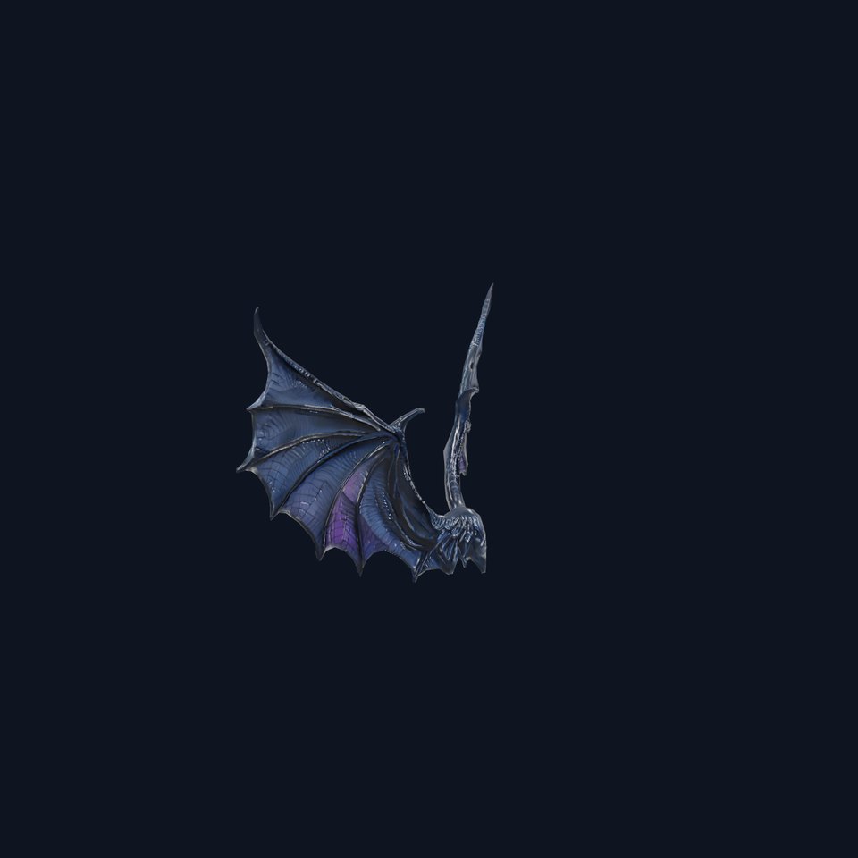 Gothic Dragon Wings model pack